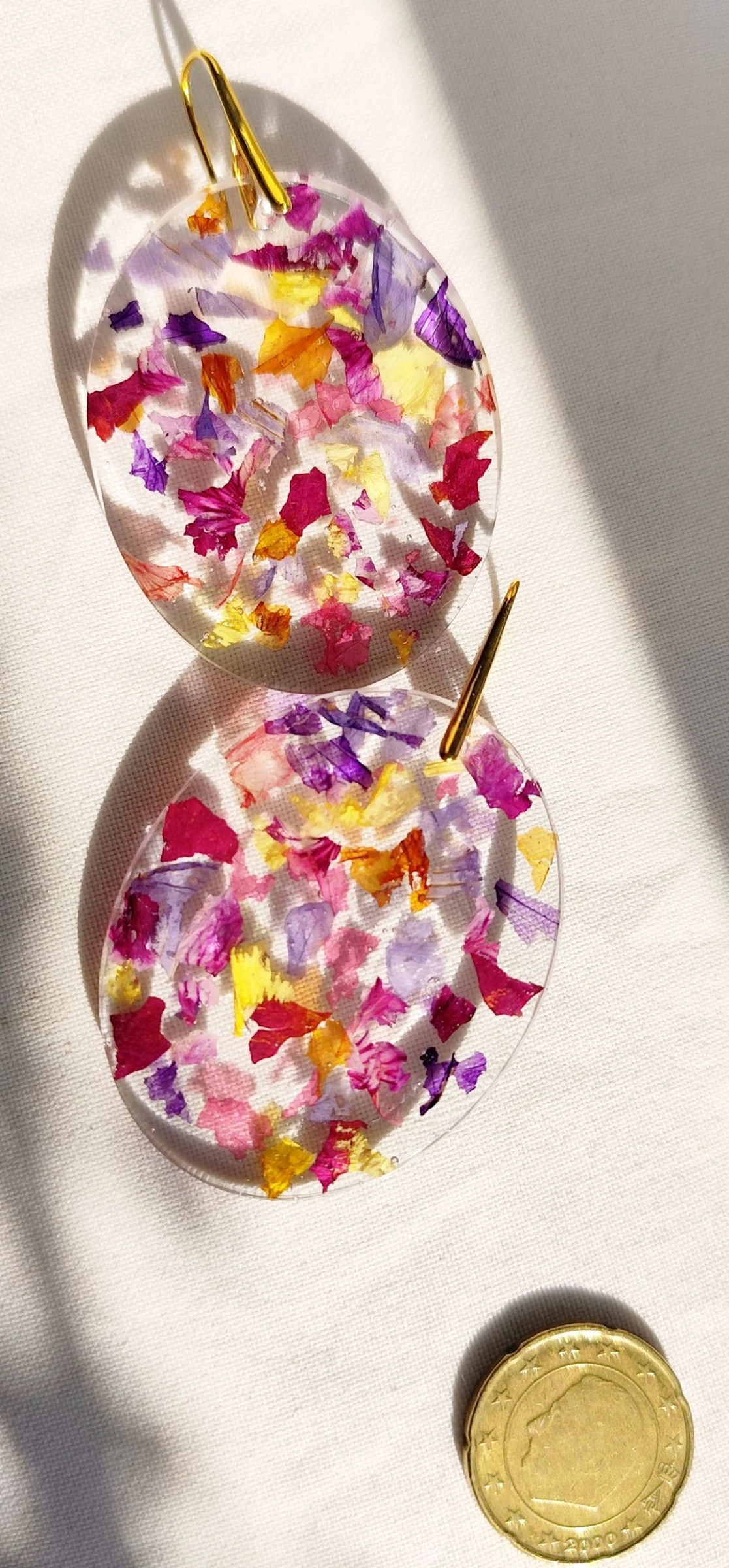 Pendientes #Pétalos de flores #XXL – photo 2